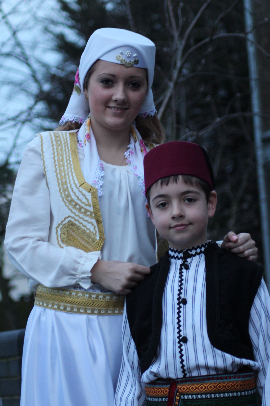 Bosnian Youth in traditional clothing